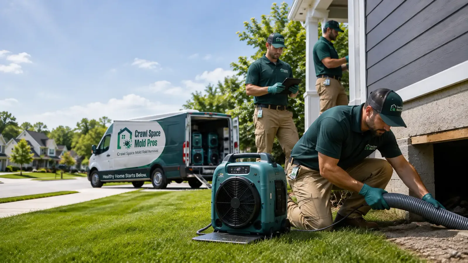 Crawl Space Mold Removal in Shively, KY